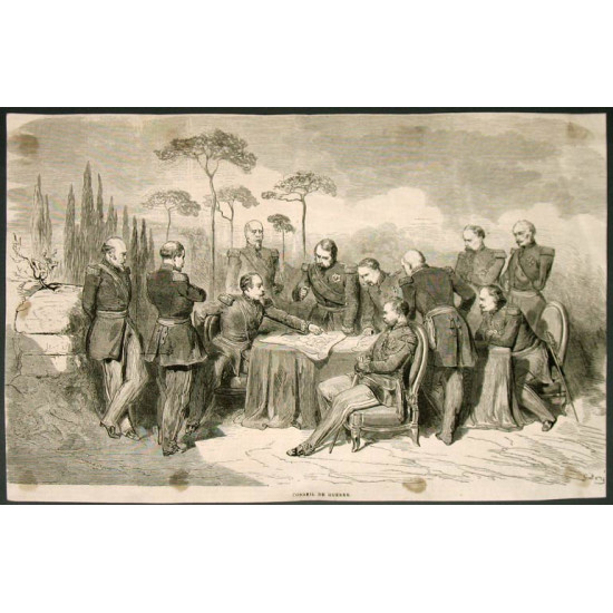 Доре Густав. Conseil de guerre. 1850-е. Ксилография. ПРОДАНО