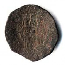 Византия. Медная разменная монета 12 века.