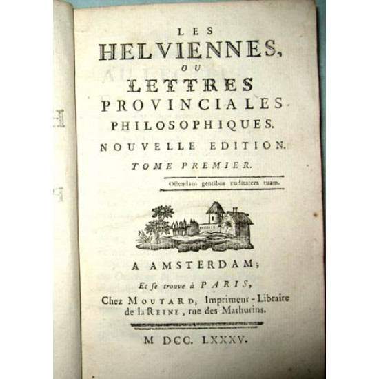 1785. Lettres provinciales. Письма к провинциалу. Блез Паскаль. ПРОДАНО