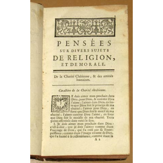 1744. Брюссель. Христианский трактат.