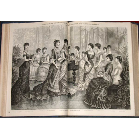 Иллюстрированная мода. Журнал. La mode illustree. 1879 №40-52, 1880 годовой комплект.