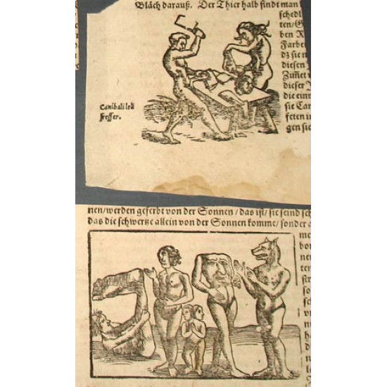 1550-1595 гг. Мюнстер. 6 гравюр из книги Космография. 