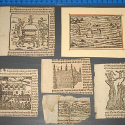 1550-1595 гг. 6 гравюр из книги Космография. Мюнстер. (к.9)