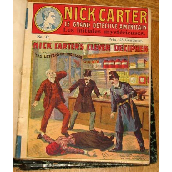 Ник Картер. 1-53 вып. 1910-е. Выпуски 1-53.  Детективные романы в 3-х книгах.