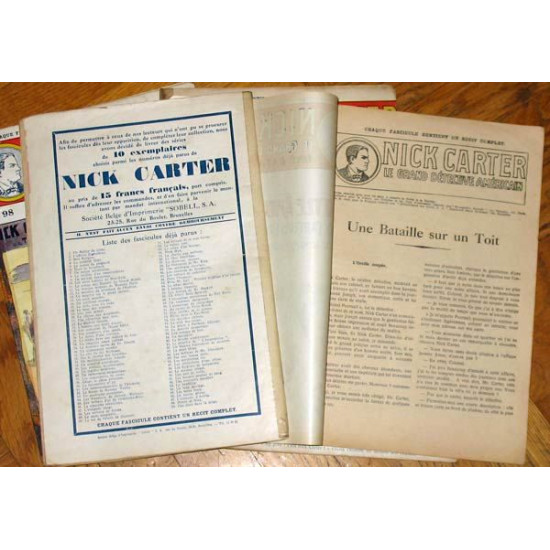 Ник Картер Nick Carter. Цикл детективных рассказов. Франция. 1910-е.