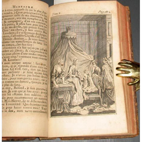 1774. Английские письма, или История мисс Клариссы Харлов. Lettres ... Paris. 