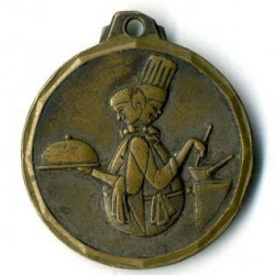 "Шеф-повар Ассоциации Рестораторов". Медаль-знак. Франция, 1910-е.