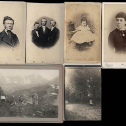 5 старинных фотокарточек. Европа 1870 - нач. 20 в.