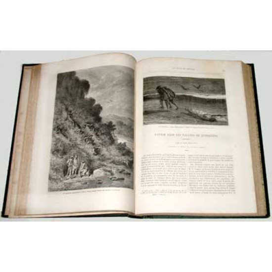 Всемирный путешественник. Журнал. 1872 г. Париж. Весь год в 2-х книгах.