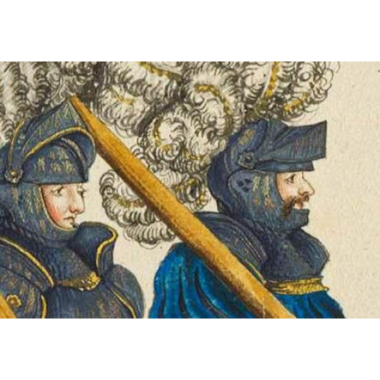 Турнирная книга рыцарей. 1400-е. Репринт иллюстраций.