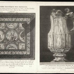 Гравюра № 062. Романская мозаика и кувшин Фердинанда. 1778