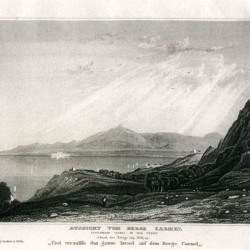 Гравюра № 398. Aussicht vom berge Carmel. 1830-е. Германия