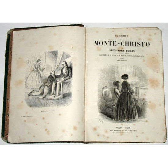 Дюма А. Граф Монте-Кристо. ч. 5,6. Париж. 1853